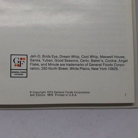 The New Joys Of Jell-O Recipe Book -Cookbook-1975-3rd Edition-Hardcover-Vintage - Picture 5 of 11